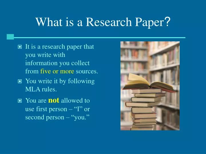 what is a research paper
