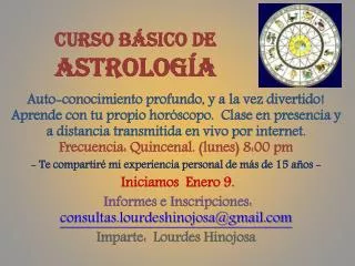 curso b sico de astrolog a
