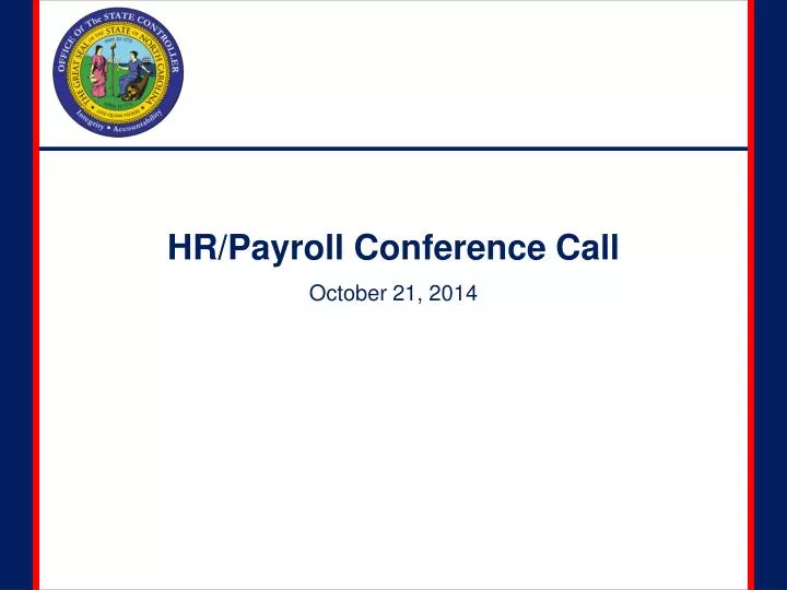hr payroll conference call