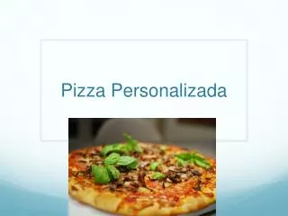 pizza personalizada