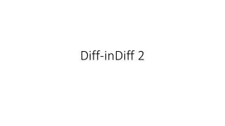 Diff- inDiff 2