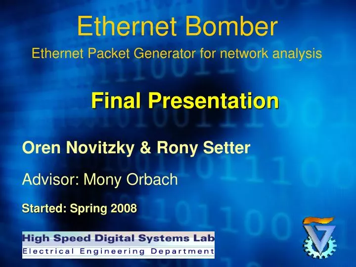 ethernet bomber ethernet packet generator for network analysis