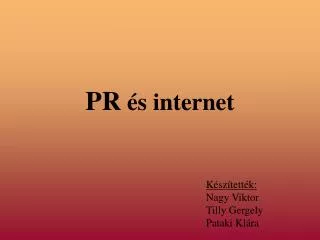 pr s internet