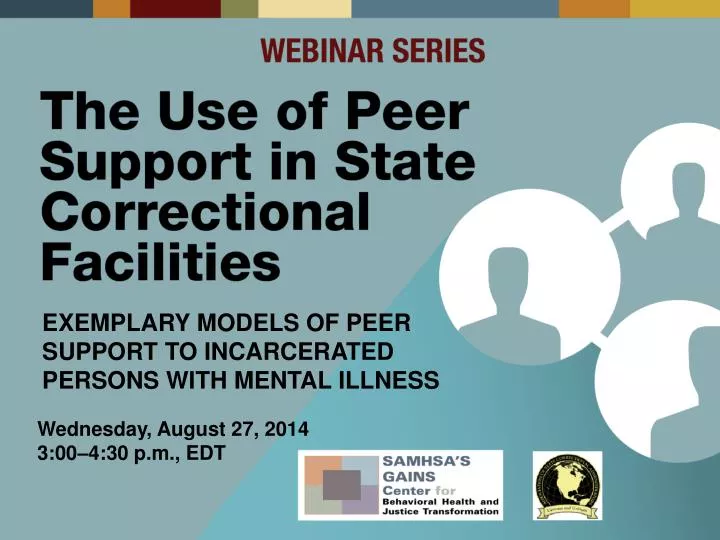 exemplary models of peer support to incarcerated persons with mental illness