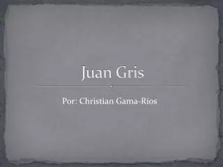 juan gris