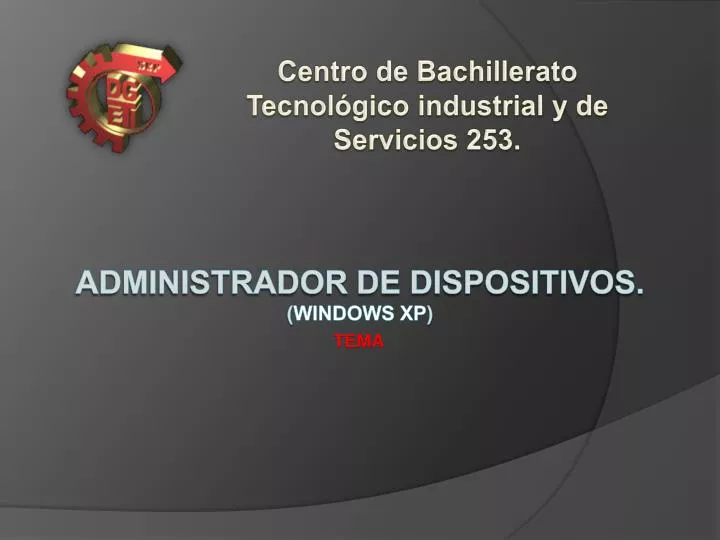 administrador de dispositivos windows xp
