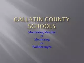 Gallatin County Schools