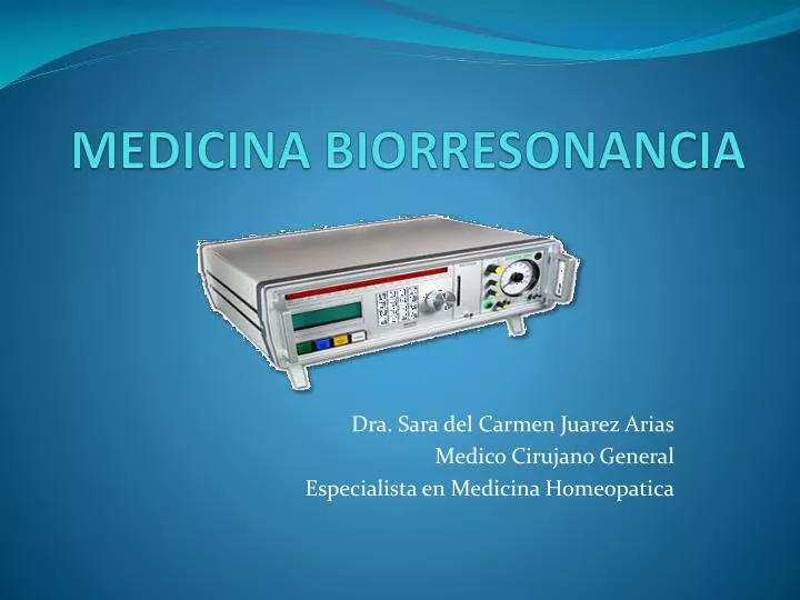 medicina biorresonancia