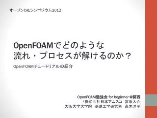 openfoam