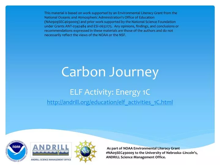 carbon journey