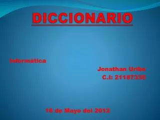 diccionario