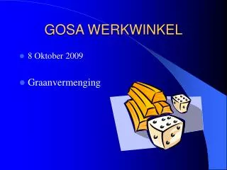 gosa werkwinkel