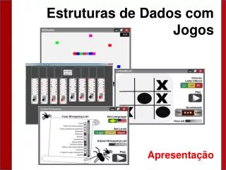 estruturas de dados com jogos