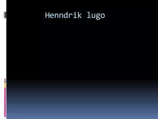 henndrik lugo
