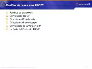 gesti n de redes con tcp ip