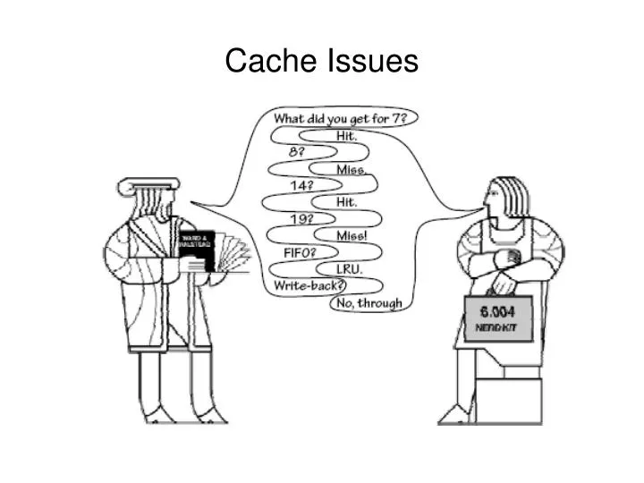 cache issues