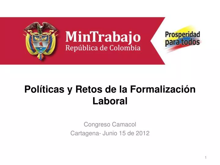 pol ticas y retos de la formalizaci n laboral