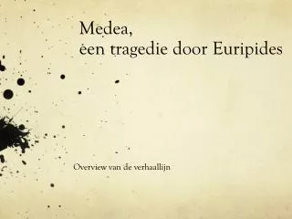 medea een tragedie door euripides