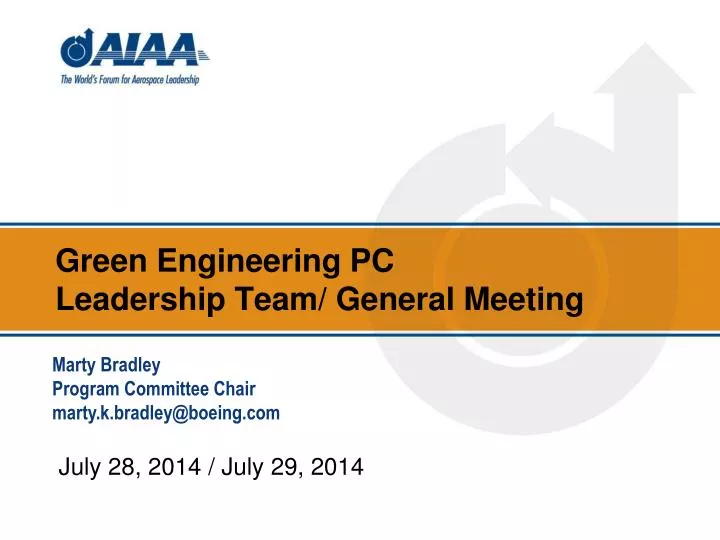 green engineering pc leadership team general meeting