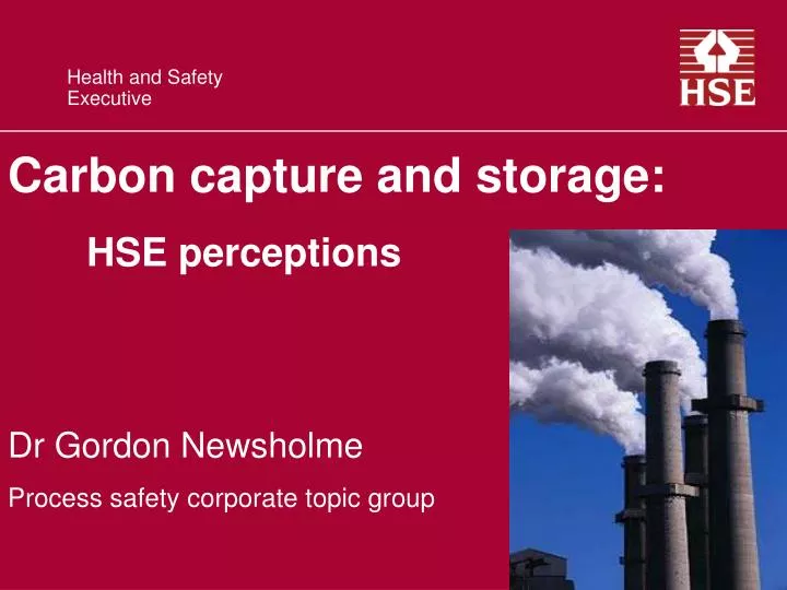 carbon capture and storage hse perceptions