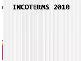 incoterms 2010