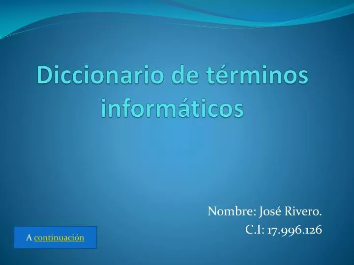 diccionario de t rminos inform ticos