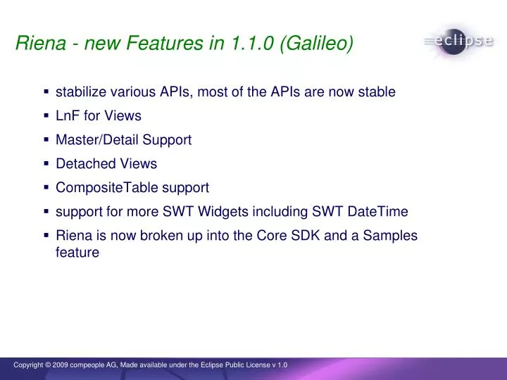 riena new features in 1 1 0 galileo