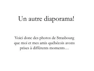 un autre diaporama