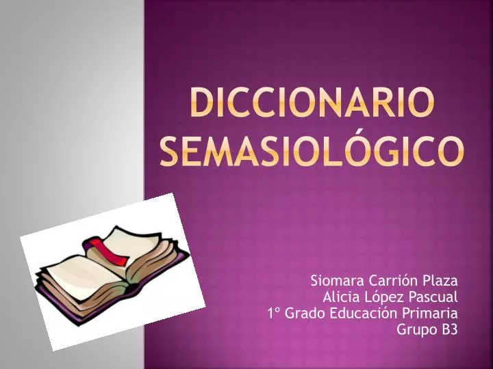 diccionario semasiol gico