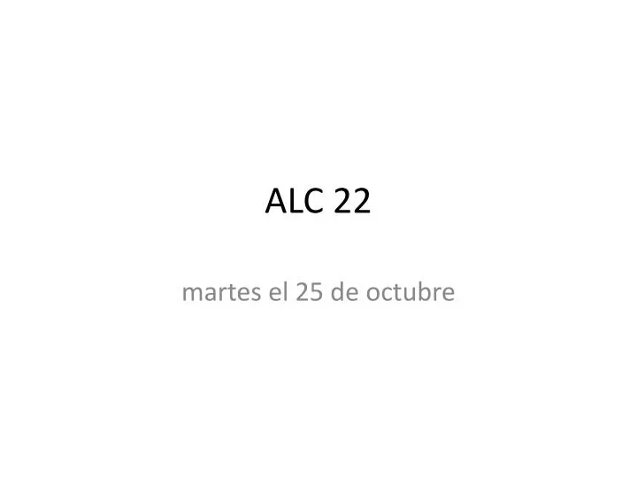 alc 22