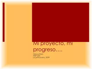 mi proyecto mi progreso