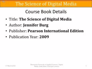 Course Book Details