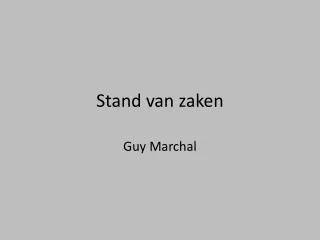 stand van zaken