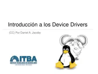 introducci n a los device drivers