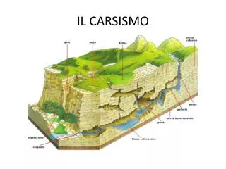 il carsismo
