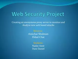 Web Security Project