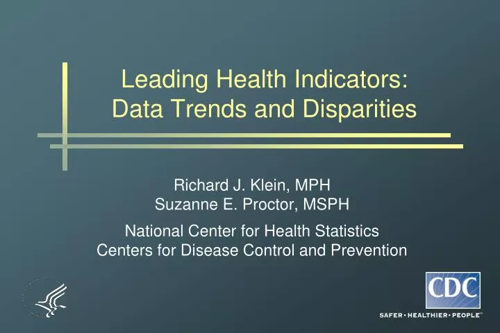 leading health indicators data trends and disparities