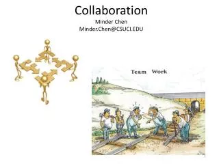 Collaboration Minder Chen Minder.Chen@CSUCI.EDU