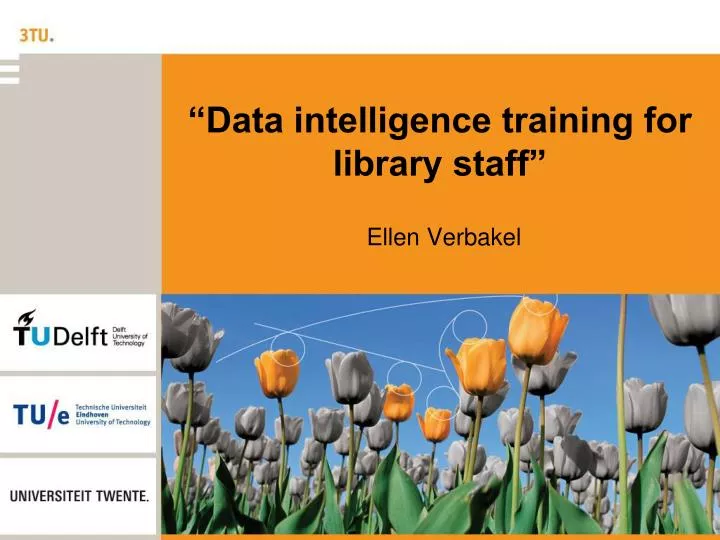 data intelligence training for library staff
