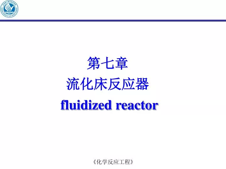 fluidized reactor
