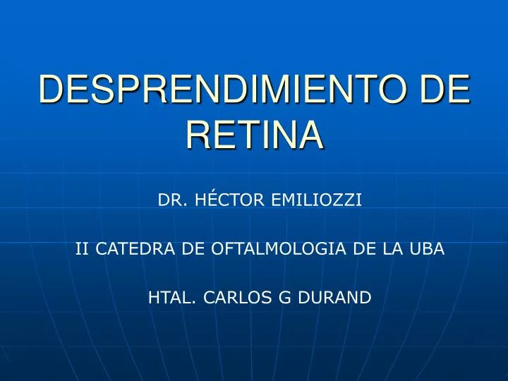 desprendimiento de retina