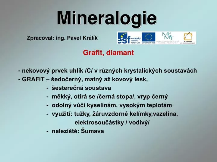 mineralogie