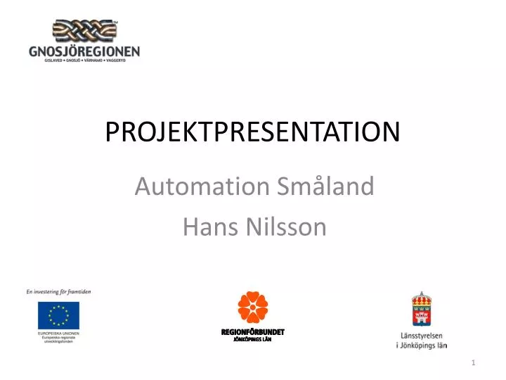 projektpresentation