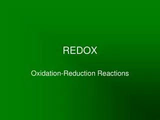 redox