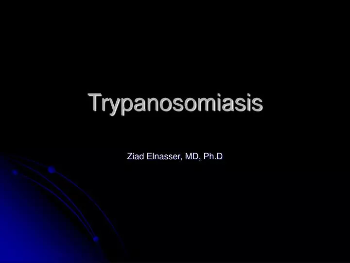 trypanosomiasis