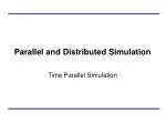 Parallel and Distributed Simulation - slide 1