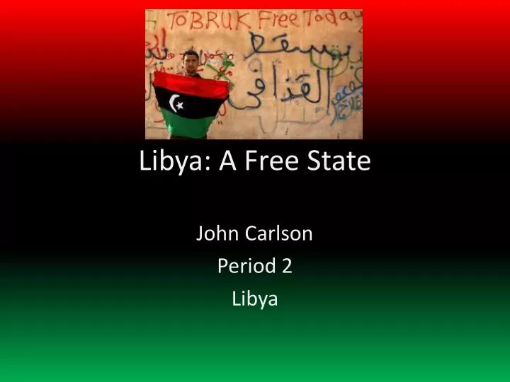 libya a free state