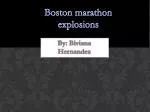 Boston marathon explosions