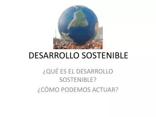 desarrollo sostenible