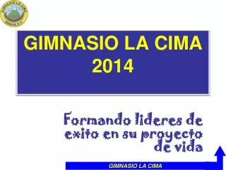 gimnasio la cima 2014